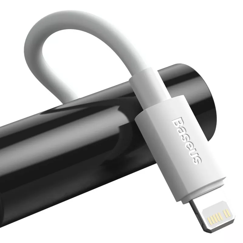 Kit cavi dati Baseus Simple Wisdom USB-C a Lightning PD 20W (2 pezzi/confezione) 1,5m bianco