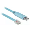 Delock Adattatore USB 2.0 Type-A connettore maschio a seriale RS-232 RJ45 connettore maschio 2 m blu