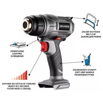 Graphite 58G082 pistola ad aria calda