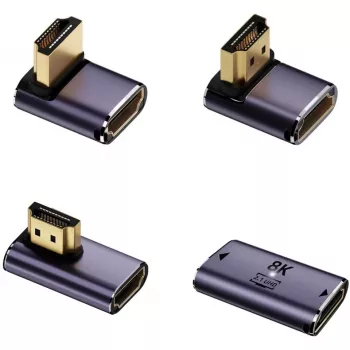 Adattatore per cavo HDMI Type-A a HDMI Type-A 4smarts 541489, grigio, 4 pezzi, 40 g