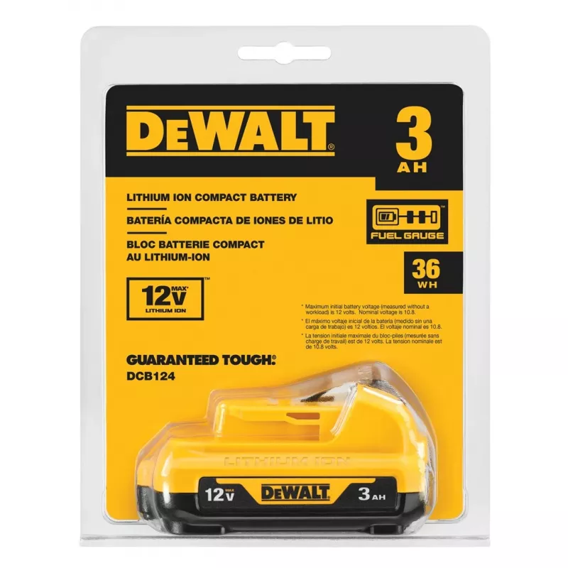 Batteria e caricabatterie DeWALT DCB124-XJ per utensili senza filo
