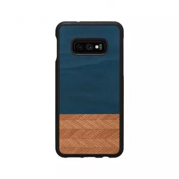 Custodia per smartphone man and wood per Galaxy S10e — Denim nero custodia protettiva