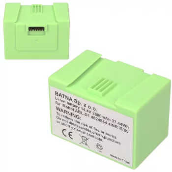 Roomba | Batteria, batteria ricaricabile per aspirapolvere | E5 E6 I7 14,4V 2600mAh