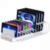 Stazione di ricarica Unitek 10X USB 2.4A 60W bianco