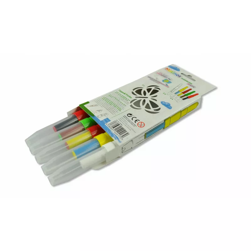 Pennarello Malinos 300966 5 pezzi multicolore età consigliata 5 anni