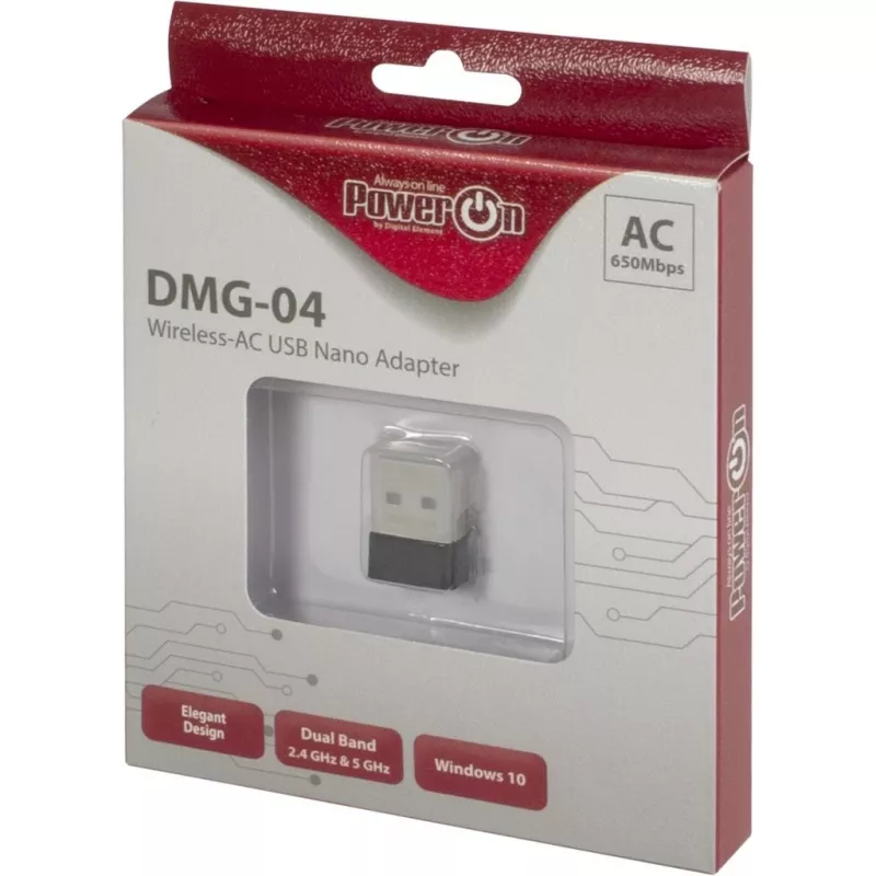 Inter-Tech adattatore di rete USB 2.0 650 Mbit/s wireless