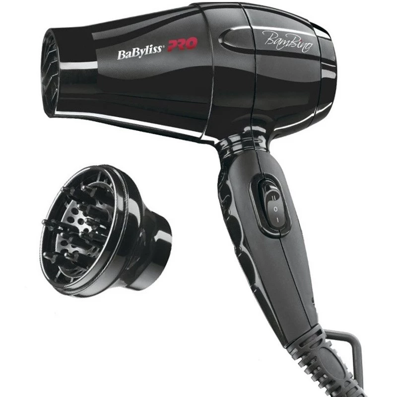 Asciugacapelli BaByliss PRO BamBino BAB5510E asciugacapelli da viaggio compatto leggero