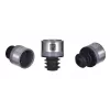 Pompa per conservazione del vino ZWILLING FRESH & SAVE – testa pompa per tappi sottovuoto, grigio, Ø 3 cm, altezza 40 mm, set da 3 pezzi