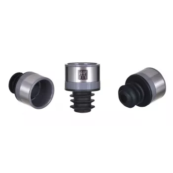 Pompa per conservazione del vino ZWILLING FRESH & SAVE – testa pompa per tappi sottovuoto, grigio, Ø 3 cm, altezza 40 mm, set da 3 pezzi