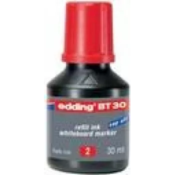 Ricarica per marker Edding BT 30, rossa, 30 ml, inchiostro di ricarica per la serie Edding BT