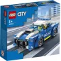 LEGO 60312 City Auto della Polizia giocattolo per bambini dai 5 anni con minifigure agente idea regalo piccolo set di costruzione veicolo inseguimento serie avventure singolo