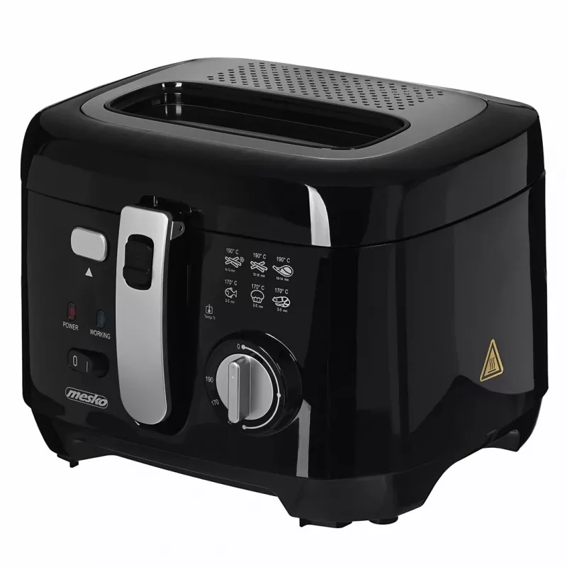 Friggitrice Mesko Home MS 4908 singola 2,5 L 1800 W nero grigio