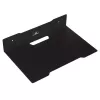 Mensola da parete per decoder MACLEAN MC-122, acciaio, nera, carico max. 5 kg, interasse fori 219 mm