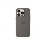 Apple iPhone 16 Pro Custodia in silicone compatibile MagSafe - Grigio pietra