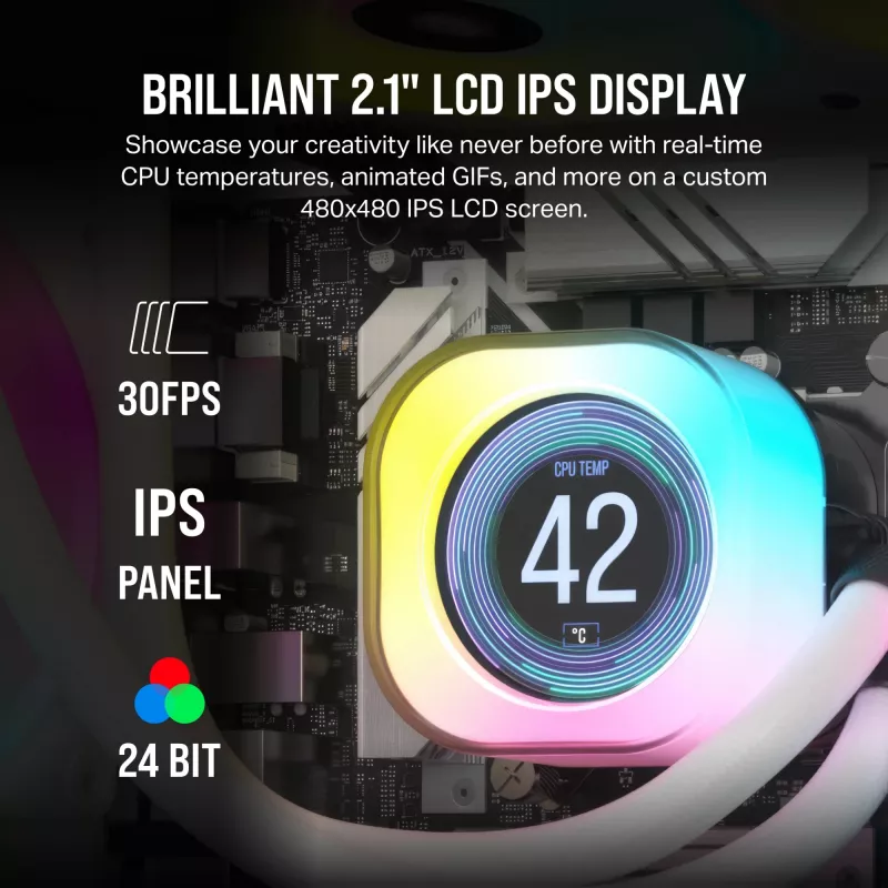 Display Corsair CW-9061012-WW bianco 210g