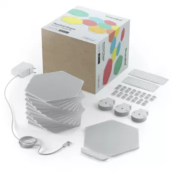 Lampada a pannello esagonale LED Nanoleaf NL42-6002HX-15PK, RGB, confezione da 15, alimentazione AC