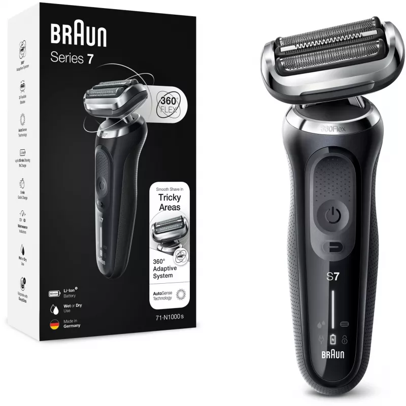 Braun Series 7 71-N1000s rasoio a lamina nero