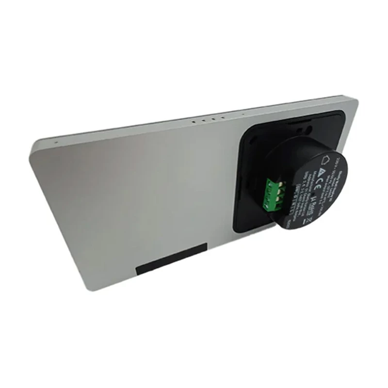 Shelly Wall Display X2 pannello di controllo, Wi-Fi, Bluetooth, argento + BLU H&T avorio