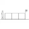 Frangivento Easy Camp Huk 2025 grigio — frangivento per campeggi e piazzole per caravan
