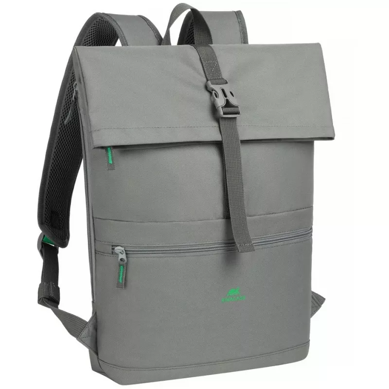 Zaino city Rivacase Gremio grigio poliestere rPET 280x135x430mm