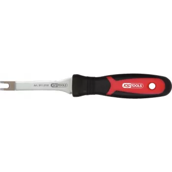 Piede di porco (leva a clip) KS Tools 911.8191 forma a U 230 mm angolato stretto