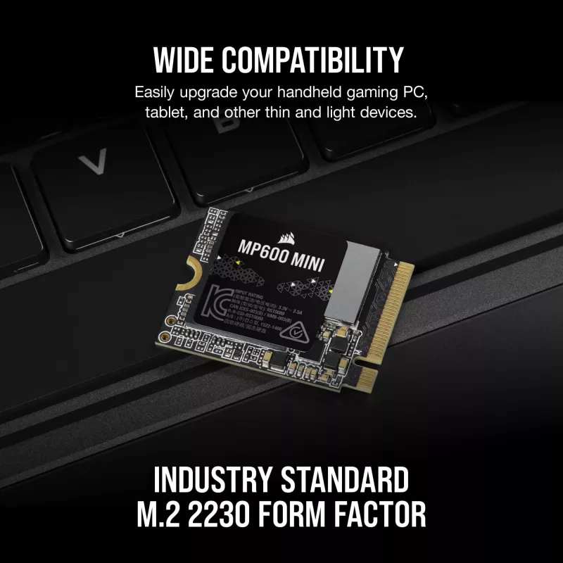 Corsair MP600 Mini - SSD - 2 TB - interno - M.2 2230 - PCIe 4.0 x4 (NVMe)