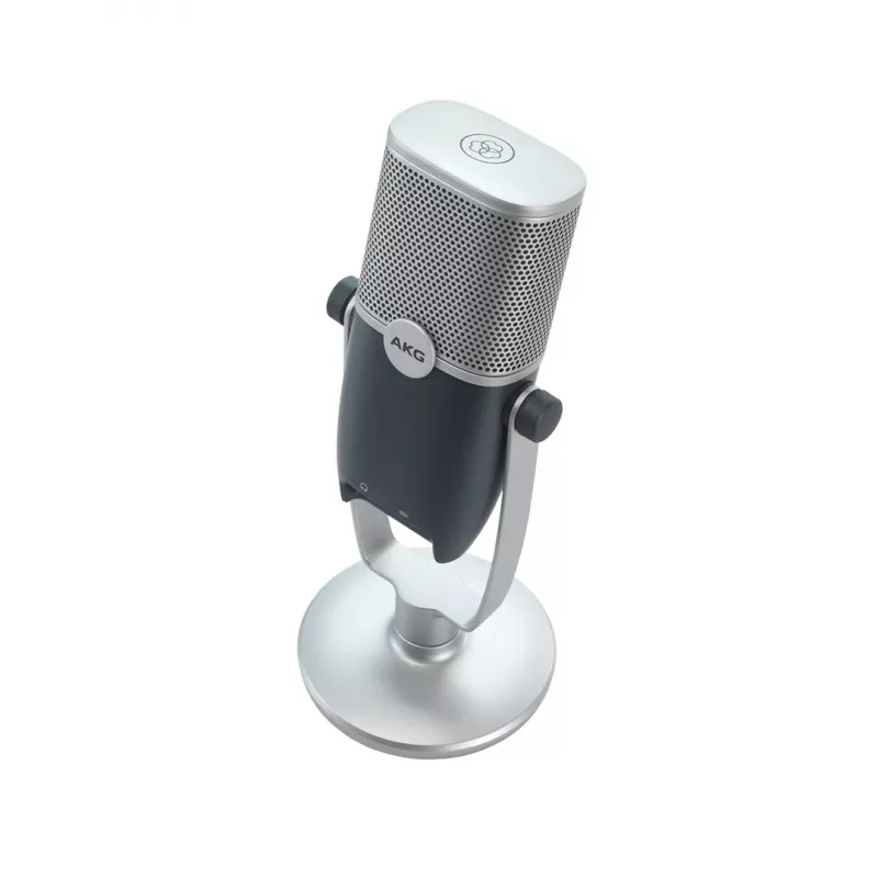AKG Ara - microfono a condensatore professionale USB, blu-argento