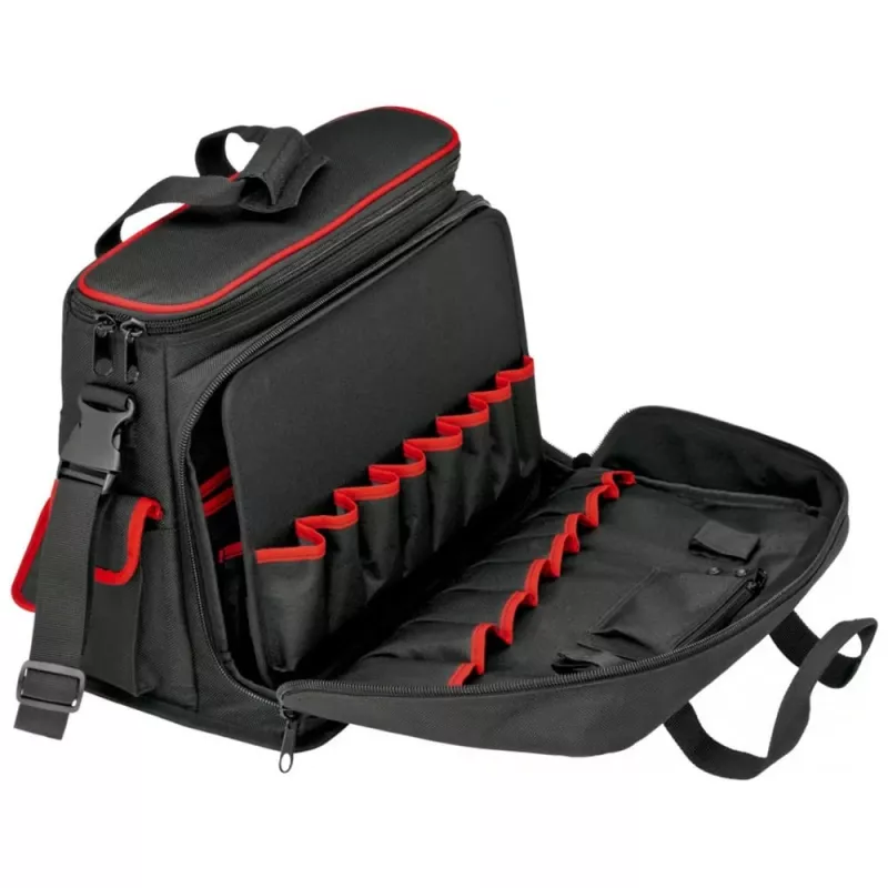 Valigetta portautensili Knipex 00 21 10 LE nero, rosso poliestere