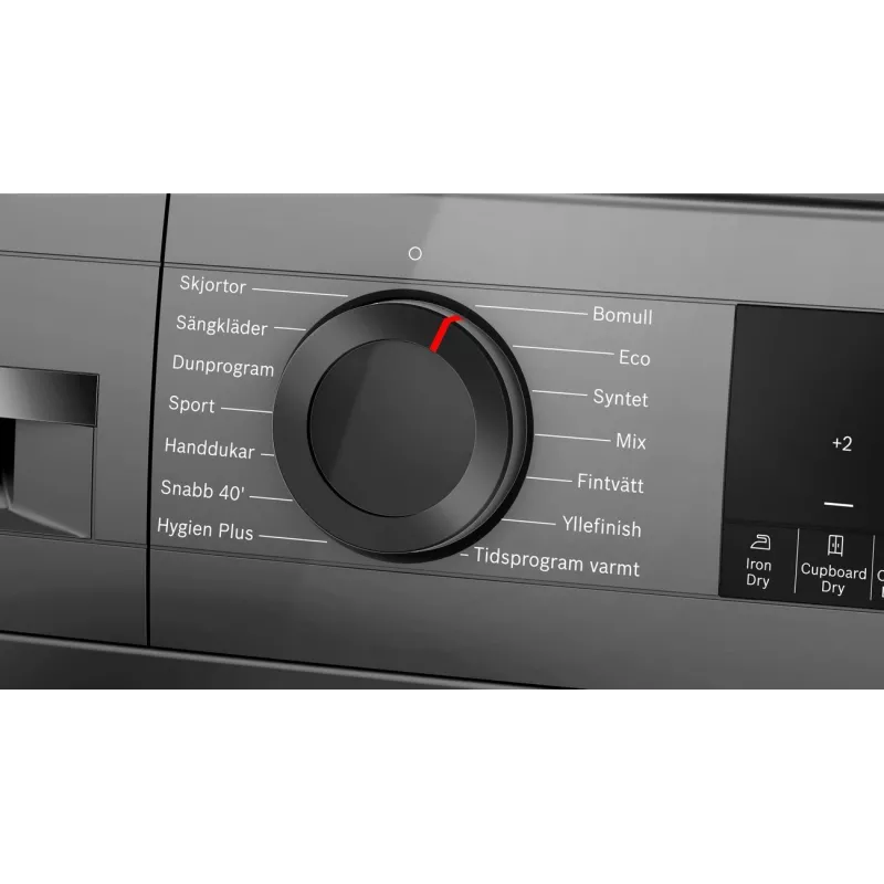 Bosch WQG245DXSN asciugatrice a pompa di calore 9 kg