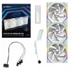 Lian Li UNI FAN SL Wireless 120 ARGB Reverse Blade bianco confezione da 3