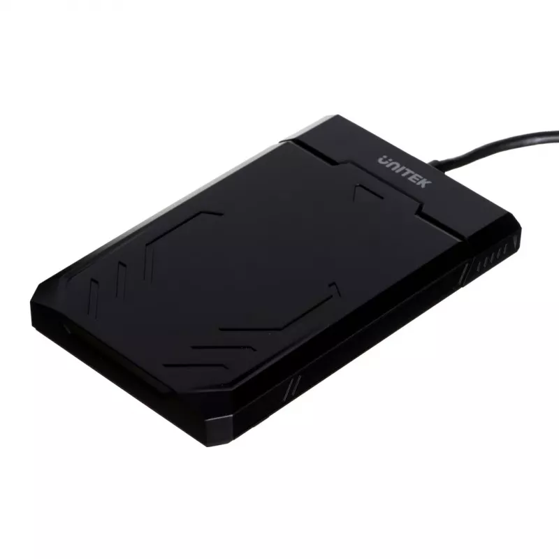 Unitek Y-3036 box esterno per HDD/SSD, 2,5″ SATA III 6G, USB 3.0, UASP, nero
