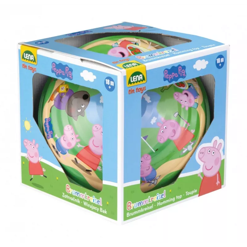 Trottola 19 cm Peppa Pig in scatola