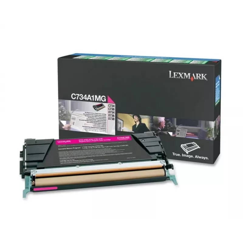 Lexmark - Cartuccia toner - 1 x magenta - 6000 pagine - LRP / LCCP (0C734A1MG)