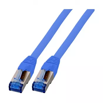EFB-Elektronik cavo patch RJ45 Cat.6A S/FTP TPECat.7 al metro superflex blu 0,5m produttore: EFB Elektronik (K5525FBL.0,5)