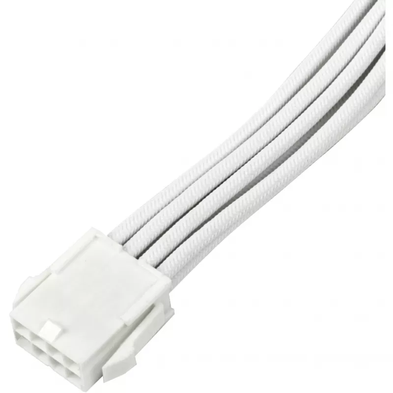 Cavo di prolunga per alimentatore SILVERSTONE PCIe 8‑pin SST-PP07E-PCI8W-V2 30 cm bianco