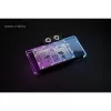 Waterblock per scheda grafica Alphacool Core RX 9070 XT Hellhound+ Transparent Chrome con backplate