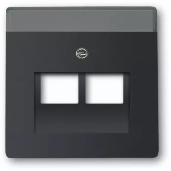 BUSCH JAEGER 1710-0-3911 - nero - convenzionale - Ogni marca - 63 mm - 63 mm - 1 pz.