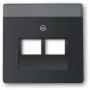 BUSCH JAEGER 1710-0-3911 - nero - convenzionale - Ogni marca - 63 mm - 63 mm - 1 pz.