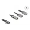DeLOCK 64303 Hub USB 3.2 Gen 1 Type-C 5000 Mbit/s grigio