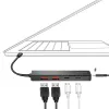 Hub USB-C, 4 porte 2x USB-A, 2x USB-C, nero