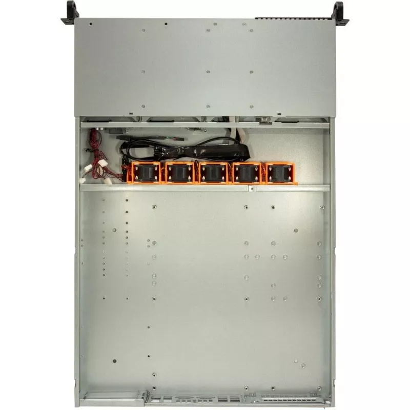 Inter-Tech IPC 1U-1404 Rack nero, acciaio inox