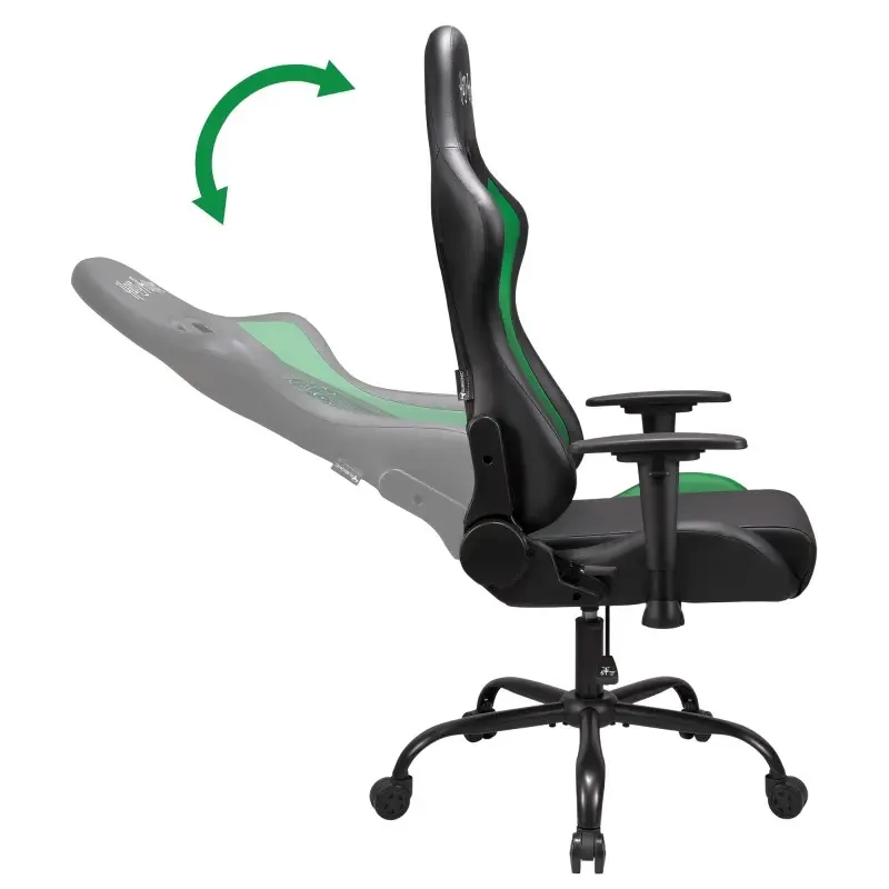 Sedia da ufficio Subsonic SA5609-H2 seduta imbottita schienale imbottito nero rosso