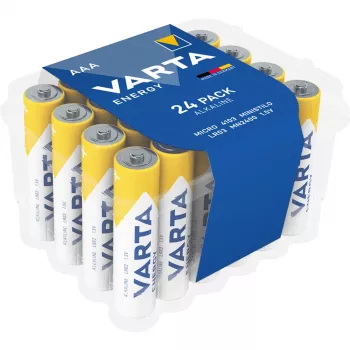 Batteria usa e getta Varta alcalina AAA confezione da 24
