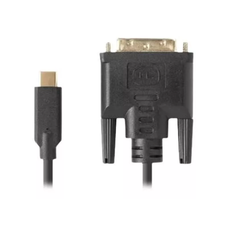 Adattatore per cavo video LANBERG CA-CMDV-10CU-0030-BK, USB Type-C a DVI-D, 3 m, nero
