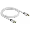 Cavo HDMI DeLOCK Ultra High Speed 48 Gbit/s 8K 60 Hz argento 1 m