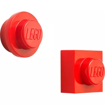 Set calamite di Room Copenhagen, modello 40101730 (rosso) – calamite decorative in stile LEGO