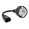 Adattatore di rete QOLTEC 53906 IEC 320 C14 a SCHUKO 16A 250V