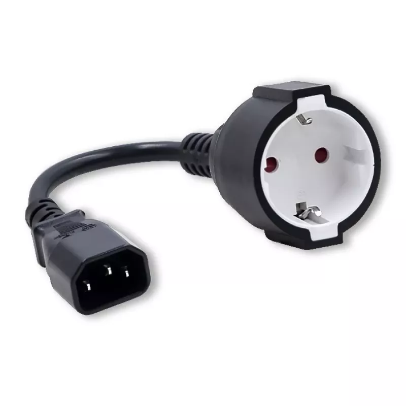 Adattatore di rete QOLTEC 53906 IEC 320 C14 a SCHUKO 16A 250V