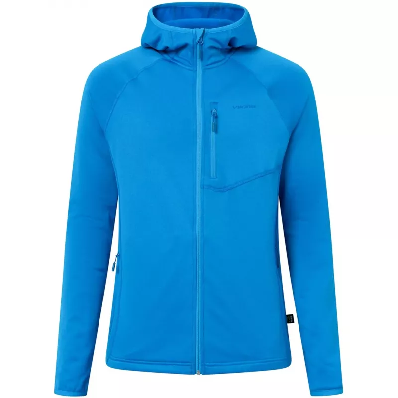 Felpa con cappuccio Viking Jukon Zip - blu
