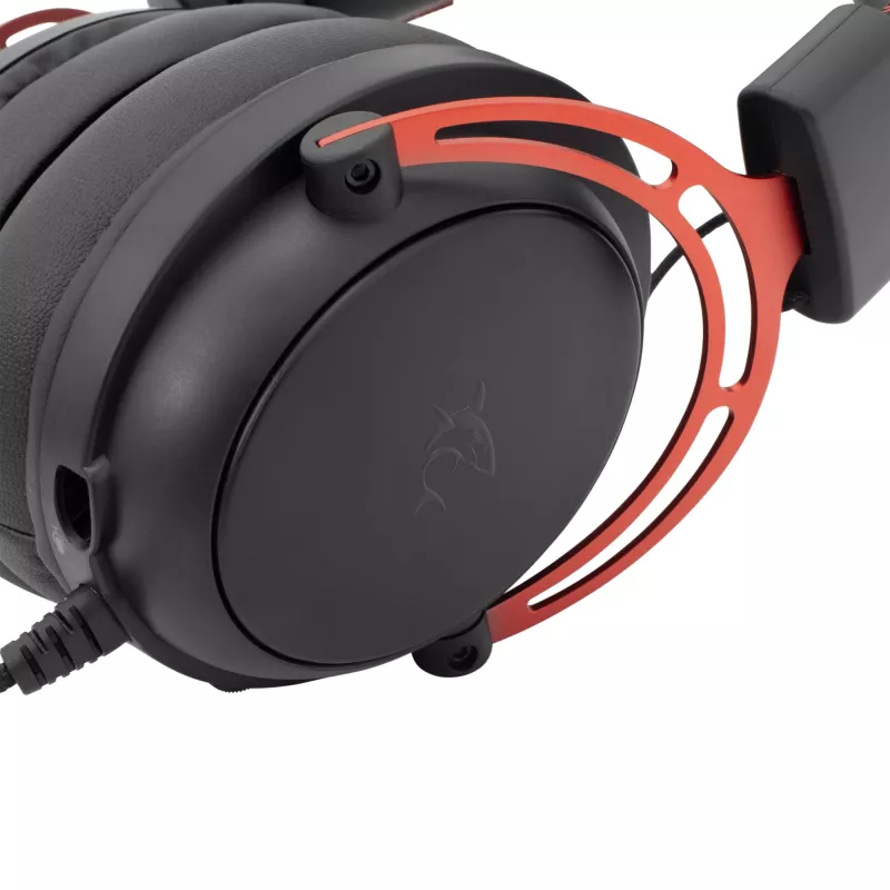Cuffie White Shark GH-2341 Gorilla nero/rosso